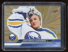 Ukko Pekka Luukkonen [Outburst Gold] #23 Hockey Cards 2023 Upper Deck Prices