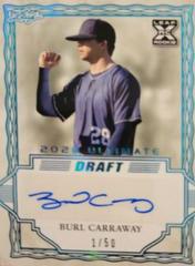 Burl Carraway [Platinum Spectrum] Baseball Cards 2020 Leaf Ultimate Autographs Prices
