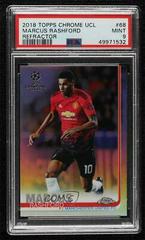 Marcus Rashford [Refractor] Soccer Cards 2018 Topps Chrome UEFA Champions League Prices