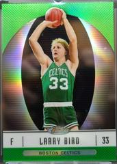 Larry Bird [Green Refractor] #41 Basketball Cards 2006 Finest Prices