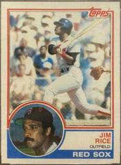 Jim Rice Baseball Cards 1983 Topps Prices