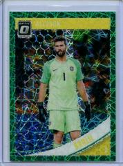 Alisson [Optic Green Velocity] Soccer Cards 2018 Panini Donruss Prices