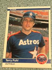 Terry Puhl #235 Baseball Cards 1984 Fleer Prices