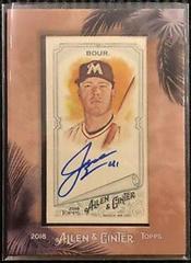 Justin Bour Baseball Cards 2018 Topps Allen & Ginter Framed Mini Autographs Prices