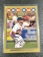 Dustin Pedroia [Gold] #229 Baseball Cards 2008 Topps Prices