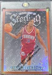 Allen Iverson [Refractor w/ Coating] Basketball Cards 1997 Finest Prices