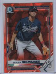 Braden Shewmake [Orange] #BCP-162 Baseball Cards 2021 Bowman Chrome Sapphire Prospects Prices