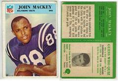 John Mackey Football Cards 1966 Philadelphia Prices