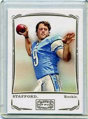 Matthew Stafford #187 Football Cards 2009 Topps Mayo Prices