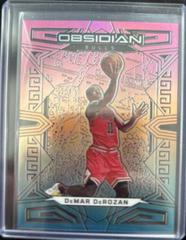 DeMar DeRozan [Neon Flood] #3 Basketball Cards 2022 Panini Obsidian Prices