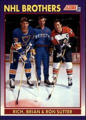 The Sutter Brothers Hockey Cards 1991 Score American Prices