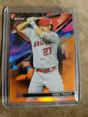 Mike Trout [Orange Refractor] #57 Baseball Cards 2021 Topps Finest Prices