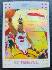 Shaquille O'Neal [White Refractor] Basketball Cards 2007 Topps Chrome Prices