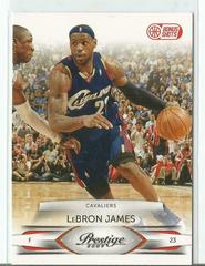 LeBron James [Bonus Shots Orange] #16 Basketball Cards 2009 Panini Prestige Prices