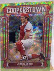 Johnny Bench [Green] #CT9 Baseball Cards 2023 Panini Donruss Cooperstown Prices