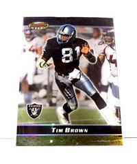 Tim Brown [Acetate Parallel] Football Cards 2000 Bowman's Best Prices