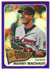 Manny Machado [Portrait Purple Refractor] Baseball Cards 2014 Topps Heritage Chrome Prices