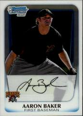 Aaron Baker #BCP39 Baseball Cards 2011 Bowman Chrome Prospects Prices