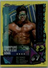 Ultimate Warrior [Yellow] Wrestling Cards 2021 Topps Slam Attax Chrome WWE Prices