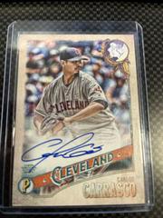 Carlos Carrasco [GQ Logo Swap] Baseball Cards 2018 Topps Gypsy Queen Autographs Prices