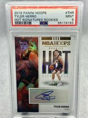 Tyler Herro #THR Basketball Cards 2019 Panini Hoops Hot Signatures Rookies Prices