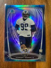 Aaron Donald [Bubbles Refractor] #199 Football Cards 2014 Bowman Chrome Prices