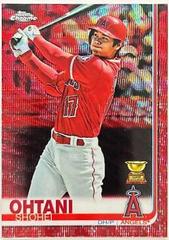 Shohei Ohtani [Batting Red Wave Refractor] #1 Baseball Cards 2019 Topps Chrome Prices