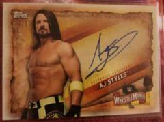 AJ Styles #A-AJ Wrestling Cards 2020 Topps WWE Road to WrestleMania Autographs Prices