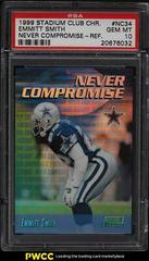 Emmitt Smith [Refractor] Football Cards 1999 Stadium Club Chrome Never Compromise Prices