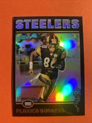 Plaxico Burress [Black Refractor] Football Cards 2004 Topps Chrome Prices