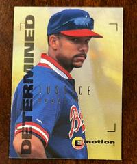David Justice #103 Baseball Cards 1995 Emotion Prices