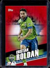 Cristian Roldan [Red] #144 Soccer Cards 2022 Topps MLS Prices