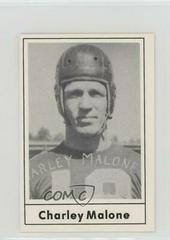 Charley Malone Football Cards 1977 Touchdown Club Prices