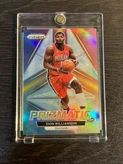 Zion Williamson [Gold] #15 Basketball Cards 2022 Panini Prizm Prizmatic Prices