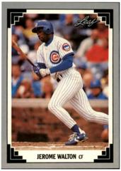 Jerome Walton #39 Baseball Cards 1991 Leaf Prices