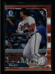 Austin Riley [Orange Refractor] #84 Baseball Cards 2019 Bowman Chrome Prices