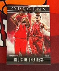 Yao Ming / Tracy McGrady #23 Basketball Cards 2023 Panini Origins Roots of Greatness Prices