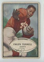 Emlen Tunnell Football Cards 1953 Bowman Prices