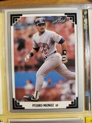 Pedro Munoz #186 Baseball Cards 1991 Leaf Prices