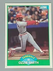 Ozzie Smith #80 Baseball Cards 1989 Score Prices