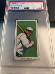 Clyde Milan #NNO Baseball Cards 1909 T206 Cycle 350 Prices