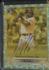 Heliot Ramos Baseball Cards 2022 Topps Gilded Collection Chrome Cast in Gold Autographs Prices