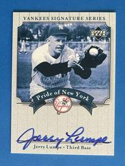 Jerry Lumpe Baseball Cards 2003 Upper Deck Yankees Signature Series Pride of NY Autograph Prices