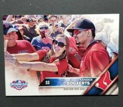 Xander Bogaerts [Selfie] Baseball Cards 2016 Topps Opening Day Prices