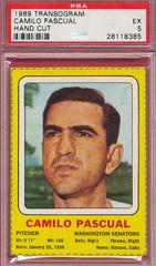 Camilo Pascual [Hand Cut] Baseball Cards 1969 Transogram Prices