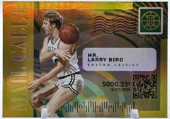 Larry Bird [Gold] #17 Basketball Cards 2021 Panini Illusions Mail Call Prices