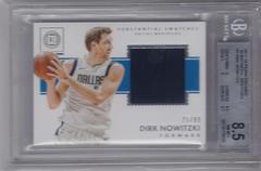 Dirk Nowitzki #SW-DN Basketball Cards 2018 Panini Encased Substantial Swatches Prices