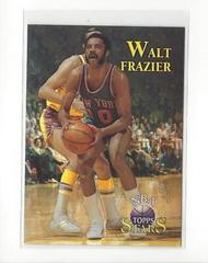 Walt Frazier [Finest Atomic Refractor] Basketball Cards 1996 Topps Stars Prices