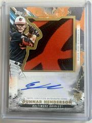 Gunnar Henderson [Orange] Baseball Cards 2023 Topps Inception Autograph Jumbo Patch Prices