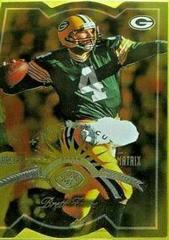 Brett Favre [Fractal Matrix Die Cut] #2 Football Cards 1997 Leaf Prices